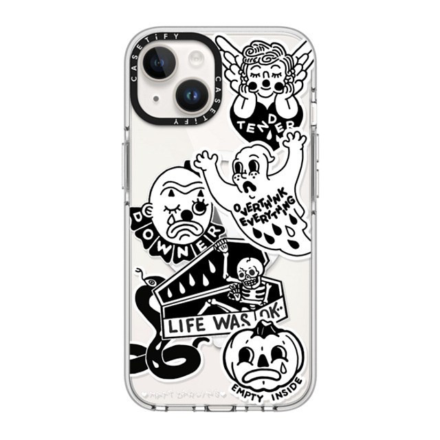 Matt Darling x CASETiFY iPhone 14 Case Clear Clear Case MagSafe Compatible matt darling sticker case Matt Darling x CASETiFY iPhone 14 Case Clear Clear Case MagSafe Compatible matt darling sticker case