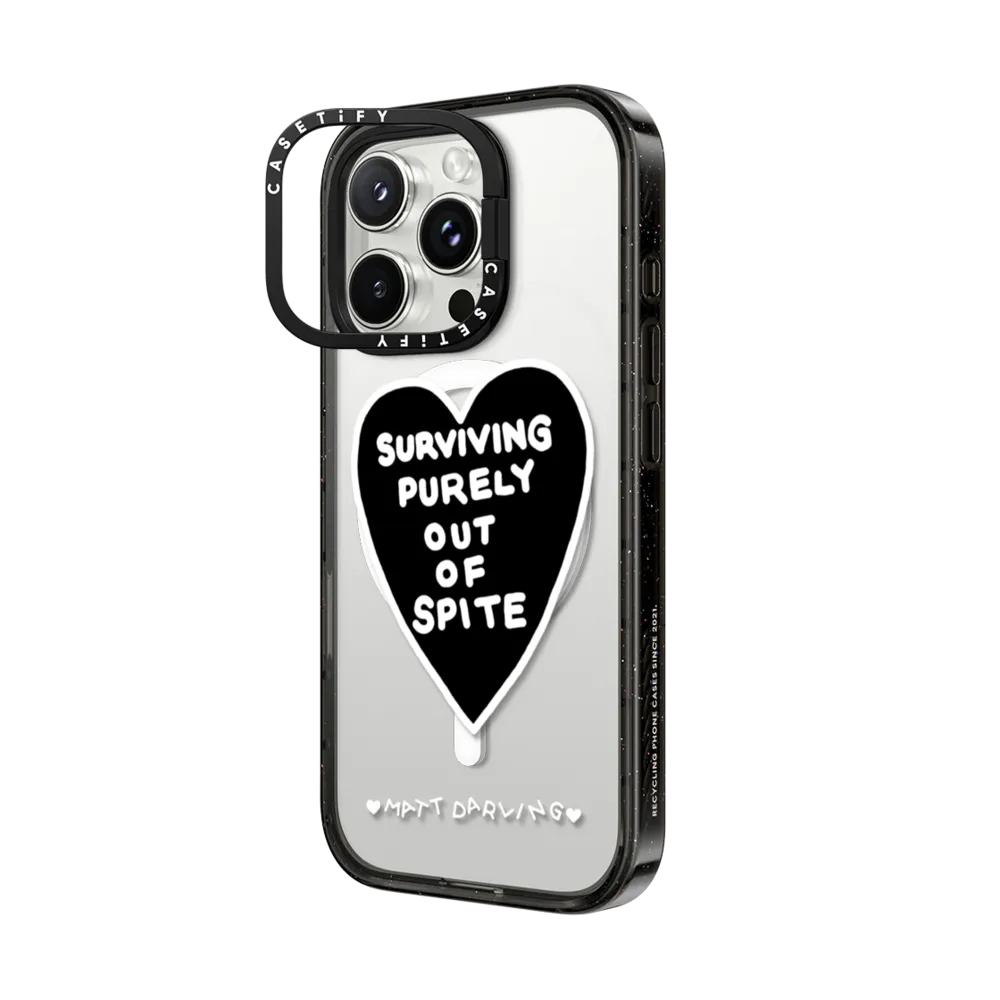 Impact Ring Stand iPhone 16 Pro Max Case MagSafe Compatible - surviving purely out of spite
