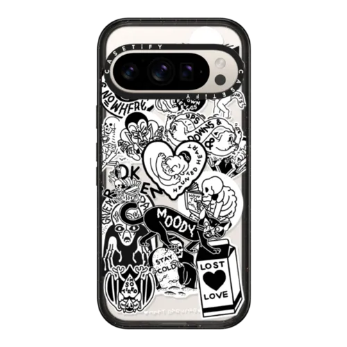 Google Pixel 9 Pro - matt darling sticker collage