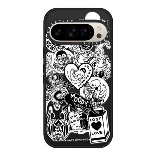 Google Pixel 9 Pro - matt darling sticker collage