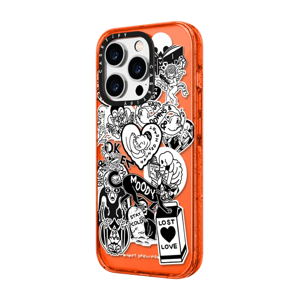 Impact iPhone 14 Pro Max Case - matt darling sticker collage