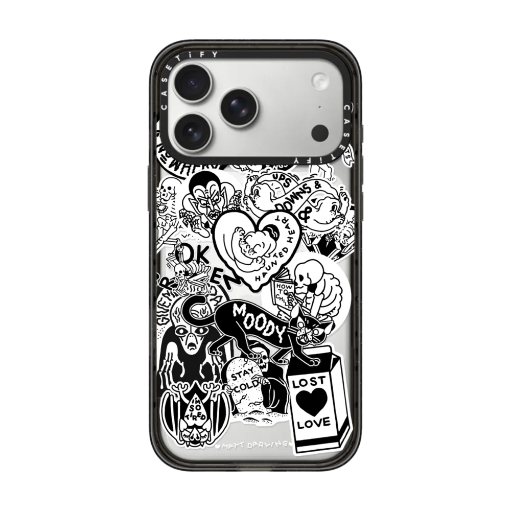 Impact iPhone 17 Pro Max Case - matt darling sticker collage