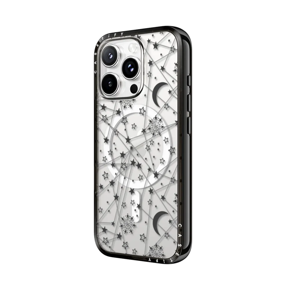 Compact iPhone 16 Pro Case MagSafe Compatible - Sun moon stars