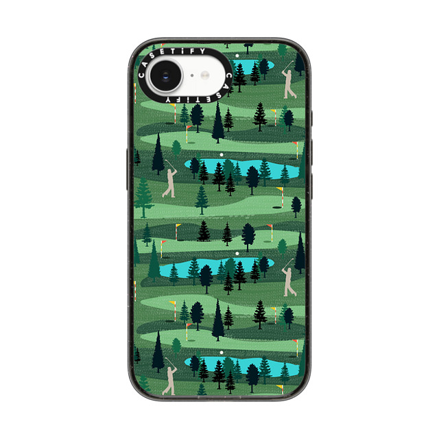 Famenxt x CASETiFY iPhone 16e ケース ブラック インパクトケース MagSafe対応 Golf day out Father's Day Famenxt x CASETiFY iPhone 16e ケース ブラック インパクトケース MagSafe対応 Golf day out Father's Day