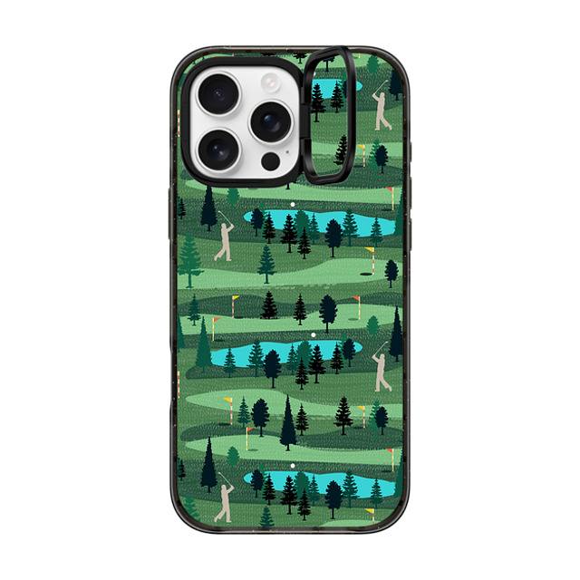 Famenxt x CASETiFY iPhone 16 Pro Max ケース ブラック インパクトリングスタンドケース MagSafe対応 Golf day out Father's Day Famenxt x CASETiFY iPhone 16 Pro Max ケース ブラック インパクトリングスタンドケース MagSafe対応 Golf day out Father's Day
