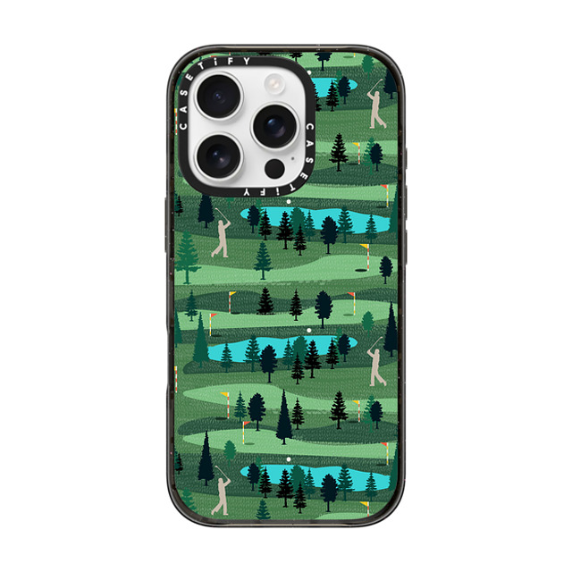 Famenxt x CASETiFY iPhone 16 Pro Case Black Impact Case MagSafe Compatible Golf day out Father's Day Famenxt x CASETiFY iPhone 16 Pro Case Black Impact Case MagSafe Compatible Golf day out Father's Day