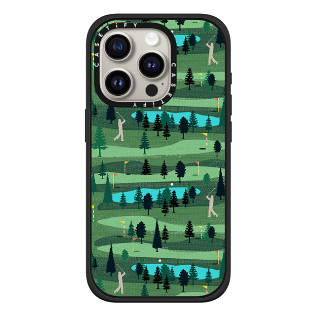Famenxt x CASETiFY iPhone 15 Pro Case Matte Black Impact Case MagSafe Compatible Golf day out Father's Day Famenxt x CASETiFY iPhone 15 Pro Case Matte Black Impact Case MagSafe Compatible Golf day out Father's Day