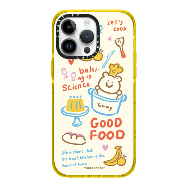 CASETiFY iPhone 14 Pro Max Case イエロー インパクトケース Baking is Science tunee goods influencer Father's Day CASETiFY iPhone 14 Pro Max Case イエロー インパクトケース Baking is Science tunee goods influencer Father's Day