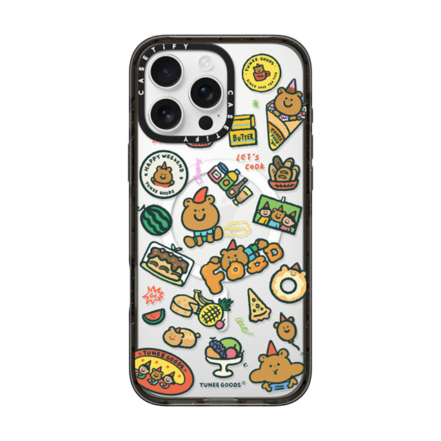 CASETiFY iPhone 16 Pro Max ケース ブラック インパクトケース MagSafe対応 Food Map tunee goods influencer Father's Day CASETiFY iPhone 16 Pro Max ケース ブラック インパクトケース MagSafe対応 Food Map tunee goods influencer Father's Day