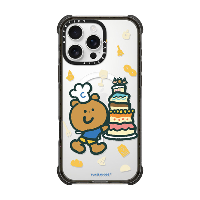CASETiFY iPhone 16 Pro Max ケース ブラック ウルトラ インパクトケース MagSafe 対応 Patissiere Bear tunee goods influencer Father's Day CASETiFY iPhone 16 Pro Max ケース ブラック ウルトラ インパクトケース MagSafe 対応 Patissiere Bear tunee goods influencer Father's Day