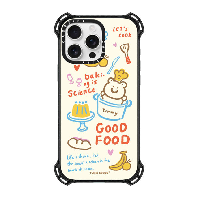 CASETiFY iPhone 16 Pro Max Case Black バウンスケース Baking is Science tunee goods influencer Father's Day CASETiFY iPhone 16 Pro Max Case Black バウンスケース Baking is Science tunee goods influencer Father's Day
