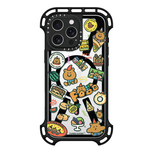 CASETiFY iPhone 16 Pro Max ケース ブラック ウルトラ バウンスケース MagSafe対応 Food Map tunee goods influencer Father's Day CASETiFY iPhone 16 Pro Max ケース ブラック ウルトラ バウンスケース MagSafe対応 Food Map tunee goods influencer Father's Day