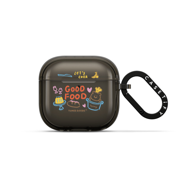CASETiFY AirPods 4 ブラック インパクトケース Baking is Science tunee goods influencer Mother's Day CASETiFY AirPods 4 ブラック インパクトケース Baking is Science tunee goods influencer Mother's Day
