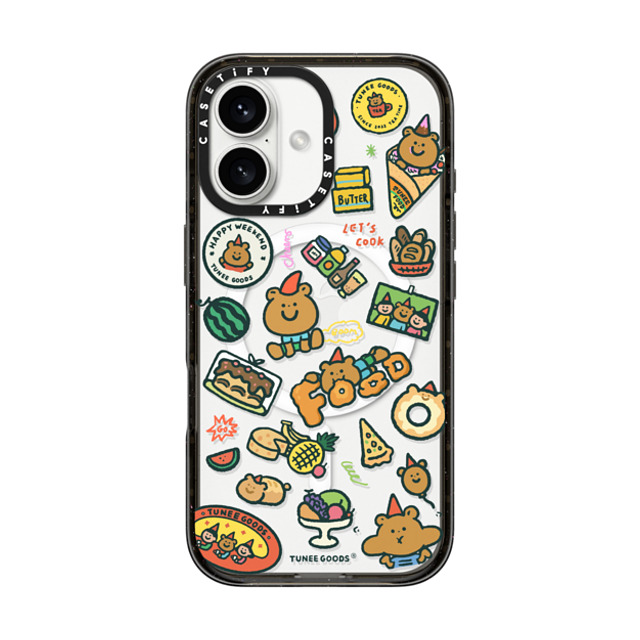 CASETiFY iPhone 16 ケース ブラック インパクトケース MagSafe対応 Food Map tunee goods influencer Father's Day CASETiFY iPhone 16 ケース ブラック インパクトケース MagSafe対応 Food Map tunee goods influencer Father's Day