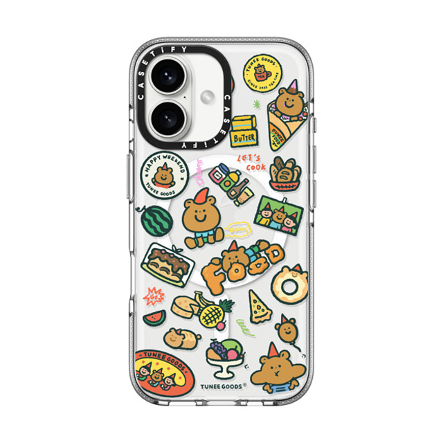 CASETiFY iPhone 16 Case クリア クリア ケース MagSafe対応 Food Map tunee goods influencer Father's Day CASETiFY iPhone 16 Case クリア クリア ケース MagSafe対応 Food Map tunee goods influencer Father's Day