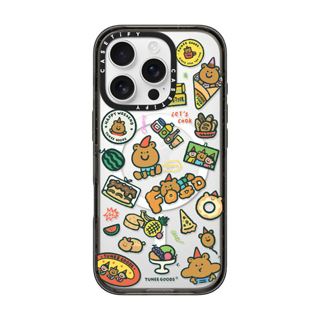CASETiFY iPhone 16 Pro Case Black インパクトケース MagSafe対応 Food Map tunee goods influencer Father's Day CASETiFY iPhone 16 Pro Case Black インパクトケース MagSafe対応 Food Map tunee goods influencer Father's Day