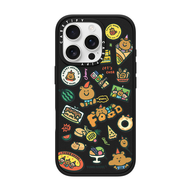 CASETiFY iPhone 16 Pro ケース マットブラック インパクトケース MagSafe対応 Food Map tunee goods influencer Father's Day CASETiFY iPhone 16 Pro ケース マットブラック インパクトケース MagSafe対応 Food Map tunee goods influencer Father's Day