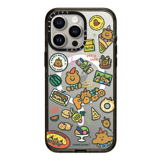 CASETiFY iPhone 15 Pro Max ケース ブラック インパクトケース MagSafe対応 Food Map tunee goods influencer Father's Day CASETiFY iPhone 15 Pro Max ケース ブラック インパクトケース MagSafe対応 Food Map tunee goods influencer Father's Day
