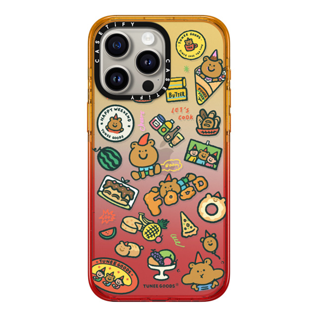 CASETiFY iPhone 15 Pro Max Case Peach Haze インパクトケース Food Map tunee goods influencer Father's Day CASETiFY iPhone 15 Pro Max Case Peach Haze インパクトケース Food Map tunee goods influencer Father's Day