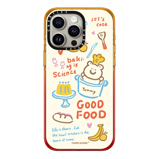 CASETiFY iPhone 15 Pro Max ケース Peach Haze インパクトケース Baking is Science tunee goods influencer Father's Day CASETiFY iPhone 15 Pro Max ケース Peach Haze インパクトケース Baking is Science tunee goods influencer Father's Day