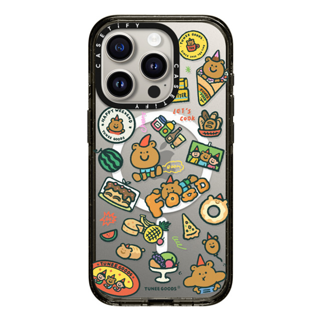 CASETiFY iPhone 15 Pro ケース ブラック インパクトケース MagSafe対応 Food Map tunee goods influencer Father's Day CASETiFY iPhone 15 Pro ケース ブラック インパクトケース MagSafe対応 Food Map tunee goods influencer Father's Day