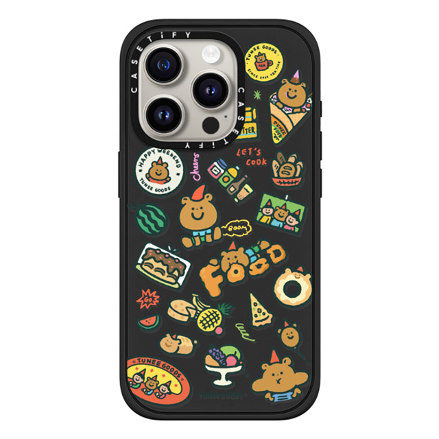 CASETiFY iPhone 15 Pro ケース マットブラック インパクトケース MagSafe対応 Food Map tunee goods influencer Father's Day CASETiFY iPhone 15 Pro ケース マットブラック インパクトケース MagSafe対応 Food Map tunee goods influencer Father's Day