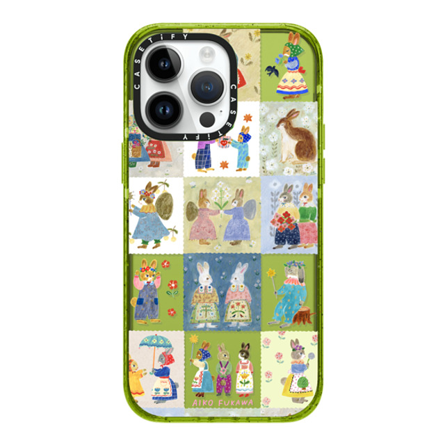 Aiko Fukawa x CASETiFY iPhone 14 Pro Max Case Kiwi Impact Case RABBIT sweet patch work Aiko Fukawa x CASETiFY iPhone 14 Pro Max Case Kiwi Impact Case RABBIT sweet patch work