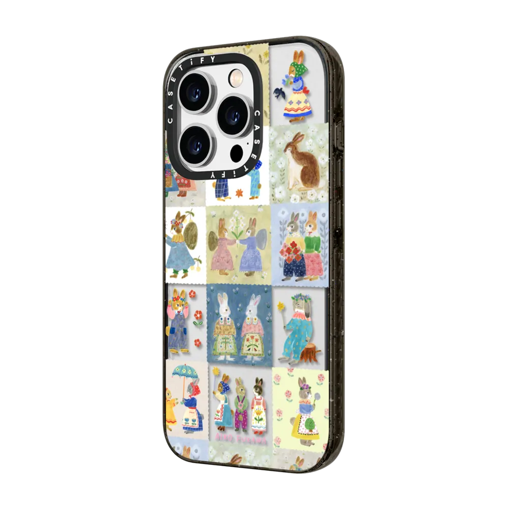 Impact iPhone 14 Pro Case - RABBIT sweet patch work