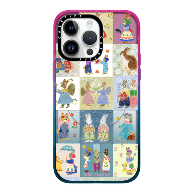 Aiko Fukawa x CASETiFY iPhone 14 Pro Max ケース Cotton Candy インパクトケース MagSafe対応 RABBIT sweet patch work