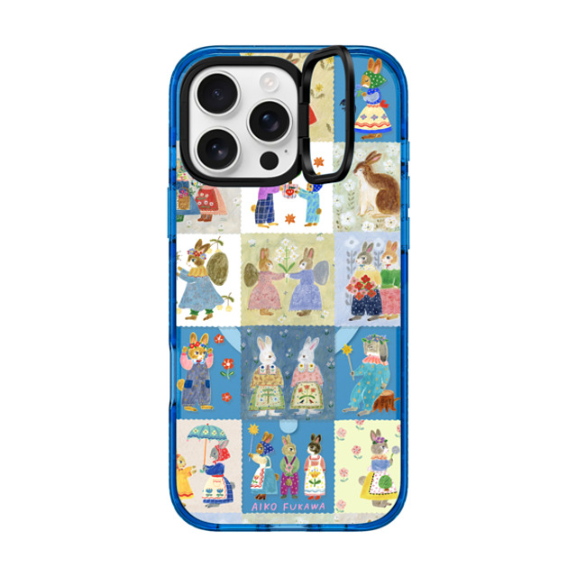 Aiko Fukawa x CASETiFY iPhone 16 Pro Max Case スカイブルー インパクトリングスタンドケース MagSafe対応 RABBIT sweet patch work Aiko Fukawa x CASETiFY iPhone 16 Pro Max Case スカイブルー インパクトリングスタンドケース MagSafe対応 RABBIT sweet patch work
