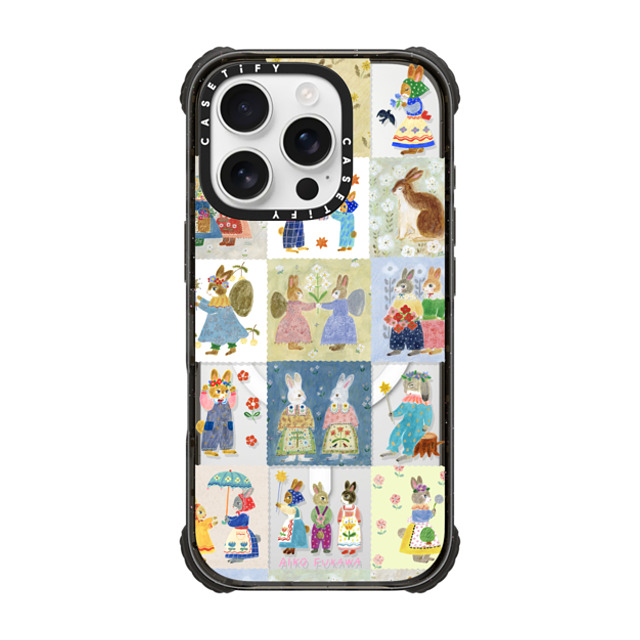 Aiko Fukawa x CASETiFY iPhone 16 Pro Case Black ウルトラ インパクトケース MagSafe 対応 RABBIT sweet patch work Aiko Fukawa x CASETiFY iPhone 16 Pro Case Black ウルトラ インパクトケース MagSafe 対応 RABBIT sweet patch work