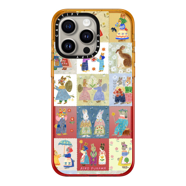 Aiko Fukawa x CASETiFY iPhone 15 Pro Max Case Peach Haze Impact Case RABBIT sweet patch work Aiko Fukawa x CASETiFY iPhone 15 Pro Max Case Peach Haze Impact Case RABBIT sweet patch work