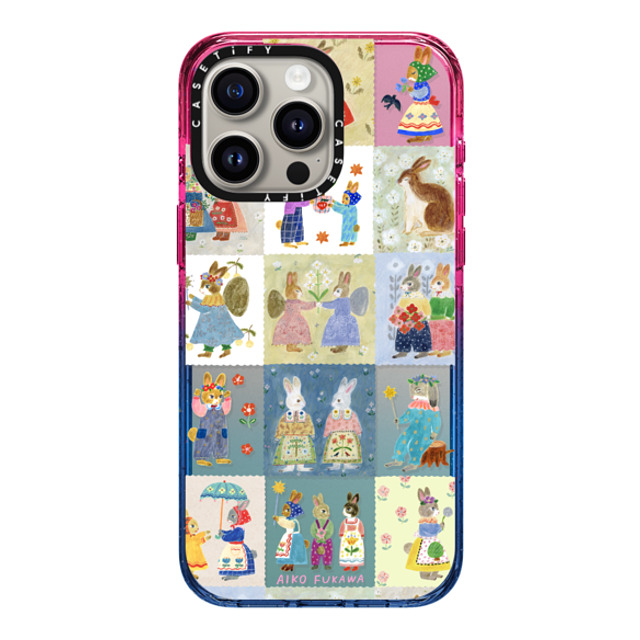 Aiko Fukawa x CASETiFY iPhone 15 Pro Max ケース Cotton Candy インパクトケース RABBIT sweet patch work