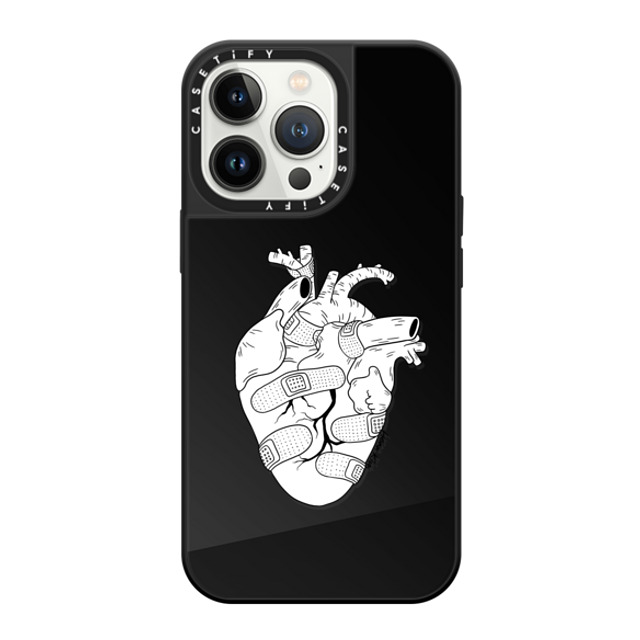 Henn Kim x CASETiFY iPhone 13 Pro Case Minimalism,Monochrome Black on Black ミラーケース MagSafe対応 Strong Heart Mother's Day Henn Kim x CASETiFY iPhone 13 Pro Case Minimalism,Monochrome Black on Black ミラーケース MagSafe対応 Strong Heart Mother's Day