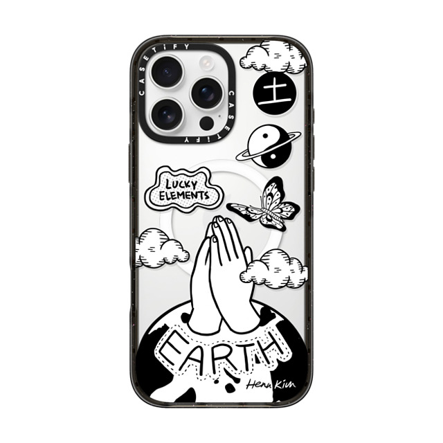 Henn Kim x CASETiFY iPhone 16 Pro Max Case Minimalism,Monochrome Black Impact Case MagSafe Compatible 5 Elements: EARTH Back to School Henn Kim x CASETiFY iPhone 16 Pro Max Case Minimalism,Monochrome Black Impact Case MagSafe Compatible 5 Elements: EARTH Back to School