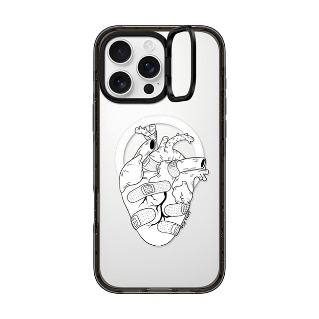 Henn Kim x CASETiFY iPhone 16 Pro Max ケース Minimalism,Monochrome ブラック インパクトリングスタンドケース MagSafe対応 Strong Heart Father's Day Henn Kim x CASETiFY iPhone 16 Pro Max ケース Minimalism,Monochrome ブラック インパクトリングスタンドケース MagSafe対応 Strong Heart Father's Day