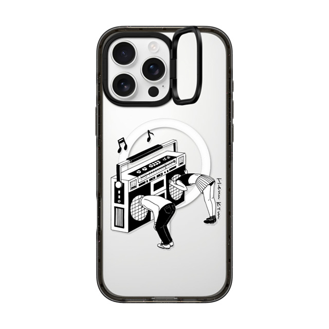 Henn Kim x CASETiFY iPhone 16 Pro Max Case Monochrome Black インパクトリングスタンドケース MagSafe対応 Radiohead Father's Day Henn Kim x CASETiFY iPhone 16 Pro Max Case Monochrome Black インパクトリングスタンドケース MagSafe対応 Radiohead Father's Day