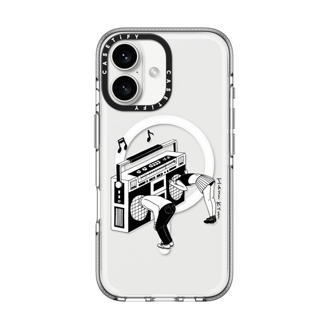 Henn Kim x CASETiFY iPhone 16 ケース Monochrome クリア クリア ケース MagSafe対応 Radiohead Father's Day Henn Kim x CASETiFY iPhone 16 ケース Monochrome クリア クリア ケース MagSafe対応 Radiohead Father's Day