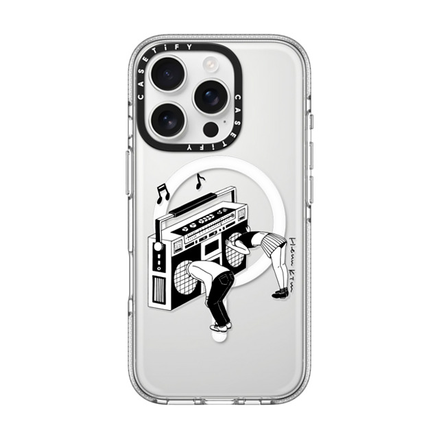 Henn Kim x CASETiFY iPhone 16 Pro Case Monochrome Clear Clear Case MagSafe Compatible Radiohead Father's Day Henn Kim x CASETiFY iPhone 16 Pro Case Monochrome Clear Clear Case MagSafe Compatible Radiohead Father's Day
