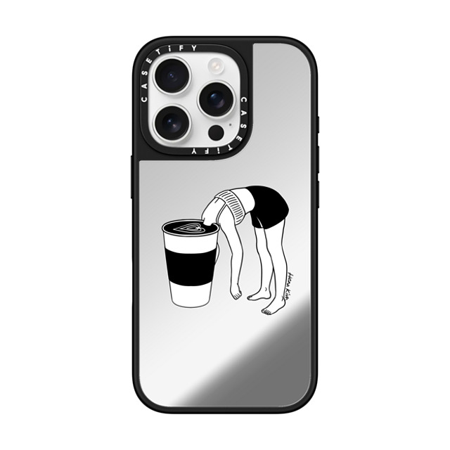 Henn Kim x CASETiFY iPhone 16 Pro Case Coffee,Minimalism Silver on Black ミラーケース MagSafe対応 Coffee, First Father's Day Henn Kim x CASETiFY iPhone 16 Pro Case Coffee,Minimalism Silver on Black ミラーケース MagSafe対応 Coffee, First Father's Day