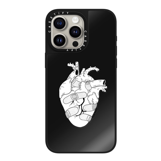 Henn Kim x CASETiFY iPhone 15 Pro Max ケース Minimalism,Monochrome Black on Black ミラーケース MagSafe対応 Strong Heart Back to School Henn Kim x CASETiFY iPhone 15 Pro Max ケース Minimalism,Monochrome Black on Black ミラーケース MagSafe対応 Strong Heart Back to School
