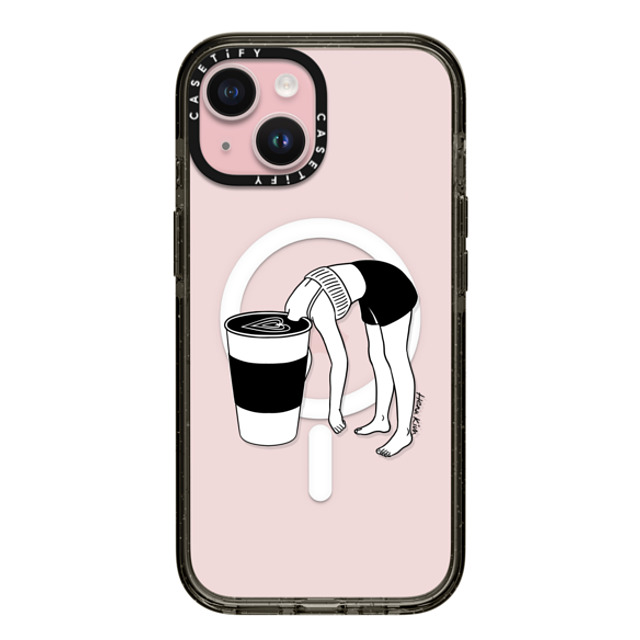 Henn Kim x CASETiFY iPhone 15 ケース Coffee,Minimalism ブラック インパクトケース MagSafe対応 Coffee, First Father's Day Henn Kim x CASETiFY iPhone 15 ケース Coffee,Minimalism ブラック インパクトケース MagSafe対応 Coffee, First Father's Day