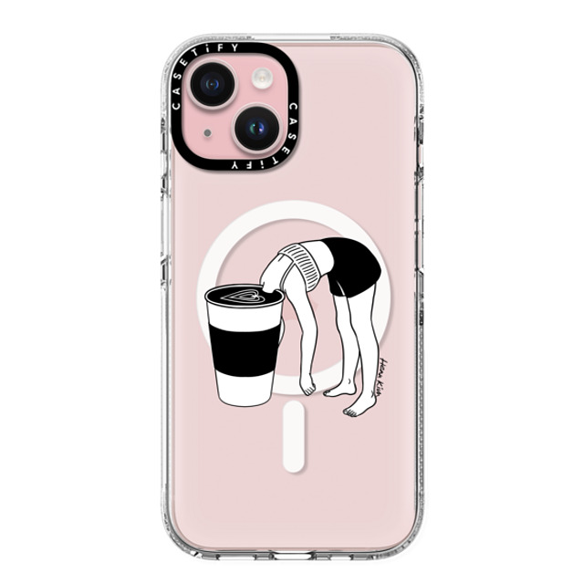 Henn Kim x CASETiFY iPhone 15 ケース Coffee,Minimalism クリア クリア ケース MagSafe対応 Coffee, First Father's Day Henn Kim x CASETiFY iPhone 15 ケース Coffee,Minimalism クリア クリア ケース MagSafe対応 Coffee, First Father's Day
