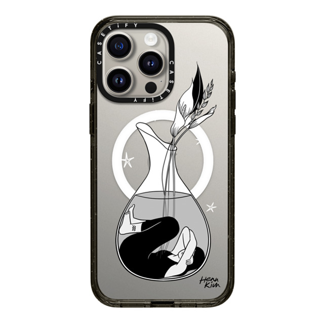 Henn Kim x CASETiFY iPhone 15 Pro Max Case Zodiac,Minimalism Black Impact Case MagSafe Compatible みずがめ座 Mother's Day Henn Kim x CASETiFY iPhone 15 Pro Max Case Zodiac,Minimalism Black Impact Case MagSafe Compatible みずがめ座 Mother's Day
