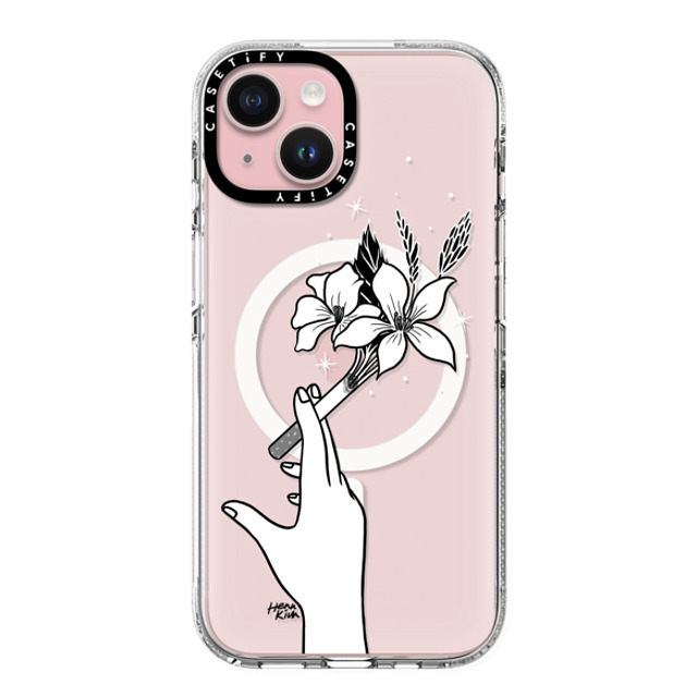 Henn Kim x CASETiFY iPhone 15 ケース Floral,Minimalism クリア クリア ケース MagSafe対応 Just Breathe Father's Day Henn Kim x CASETiFY iPhone 15 ケース Floral,Minimalism クリア クリア ケース MagSafe対応 Just Breathe Father's Day