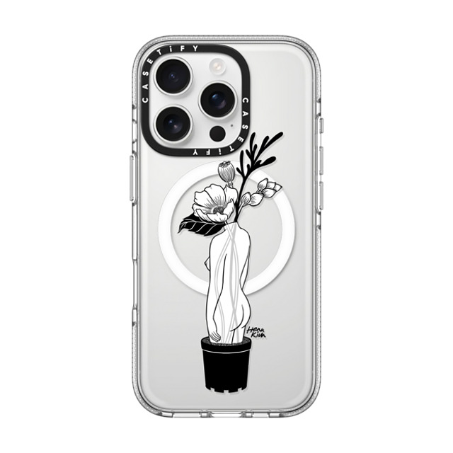 Henn Kim x CASETiFY iPhone 16 Pro ケース Floral,Minimalism クリア クリア ケース MagSafe対応 Self-Growth Back to School Henn Kim x CASETiFY iPhone 16 Pro ケース Floral,Minimalism クリア クリア ケース MagSafe対応 Self-Growth Back to School