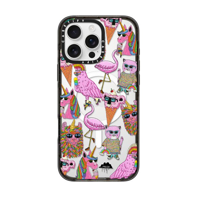 Mulga x CASETiFY iPhone 16 Pro Max ケース Animal,Cartoon ブラック インパクトケース MagSafe対応 Chilling with the Funky Cats iPhone case by Mulga Mother's Day Mulga x CASETiFY iPhone 16 Pro Max ケース Animal,Cartoon ブラック インパクトケース MagSafe対応 Chilling with the Funky Cats iPhone case by Mulga Mother's Day