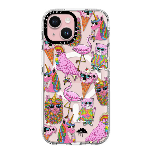 Mulga x CASETiFY iPhone 15 Case Animal,Cartoon Clear Clear Case MagSafe Compatible Chilling with the Funky Cats iPhone case by Mulga Mother's Day Mulga x CASETiFY iPhone 15 Case Animal,Cartoon Clear Clear Case MagSafe Compatible Chilling with the Funky Cats iPhone case by Mulga Mother's Day