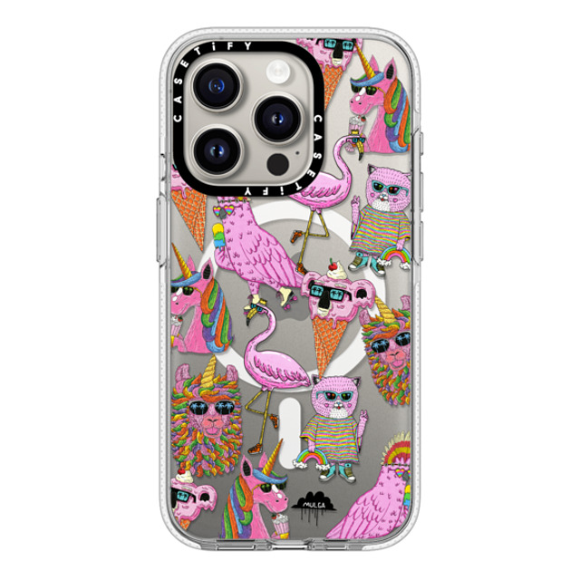 Mulga x CASETiFY iPhone 15 Pro ケース Animal,Cartoon クリア クリア ケース MagSafe対応 Chilling with the Funky Cats iPhone case by Mulga Back to School Mulga x CASETiFY iPhone 15 Pro ケース Animal,Cartoon クリア クリア ケース MagSafe対応 Chilling with the Funky Cats iPhone case by Mulga Back to School