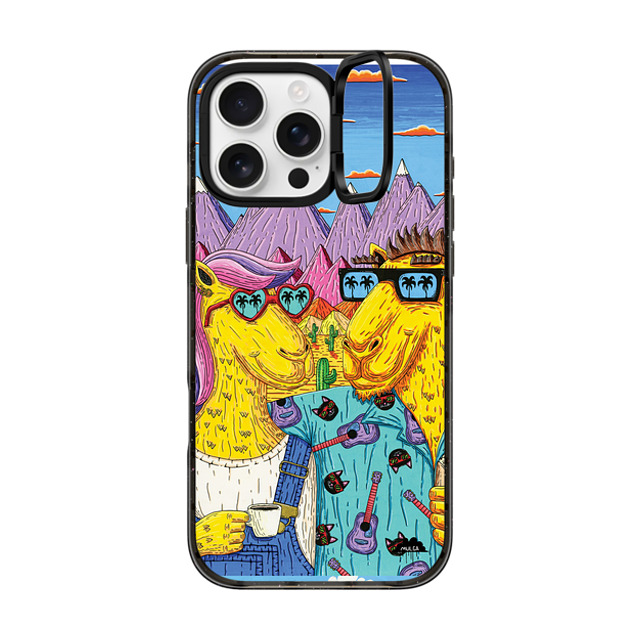 Mulga x CASETiFY iPhone 16 Pro Max Case Animal,Cartoon Black インパクトリングスタンドケース MagSafe対応 Emma and Dave the Camel Couple Phone Case by Mulga Father's Day Mulga x CASETiFY iPhone 16 Pro Max Case Animal,Cartoon Black インパクトリングスタンドケース MagSafe対応 Emma and Dave the Camel Couple Phone Case by Mulga Father's Day